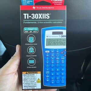 Texas Instruments TI-30XIIS Calculator - Blue and White